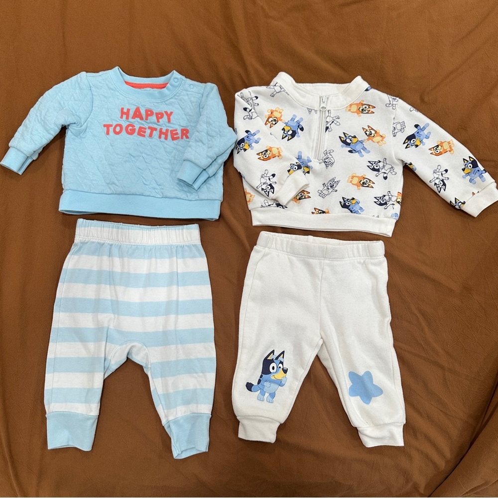 Set of two Infant Sweater and Pull On Pants